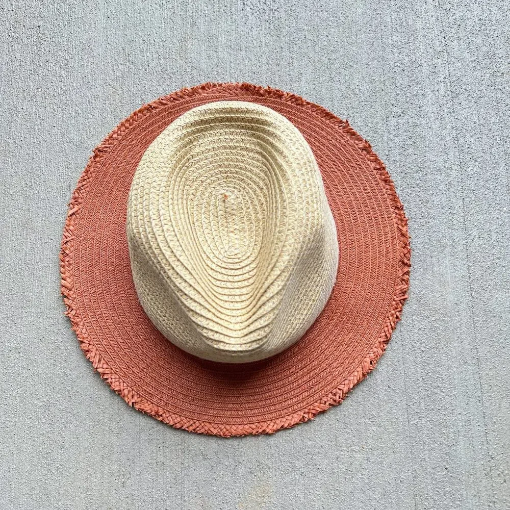 & Other Stories Color Block Straw Hat